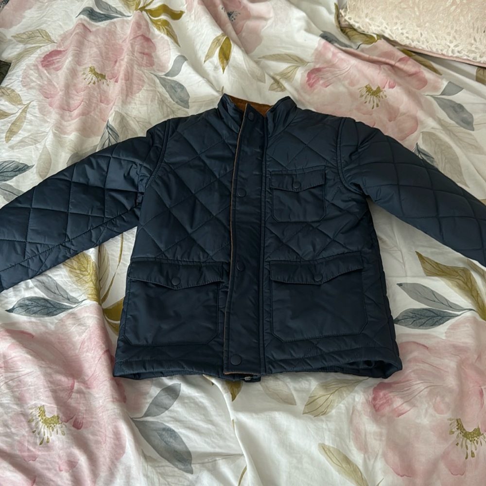 Boy, stylish, quilted jacket, a general, barely worn size 6